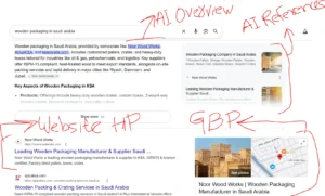 Noor wood works AIO-AIreferences-GBP-and-organic-website-ranking